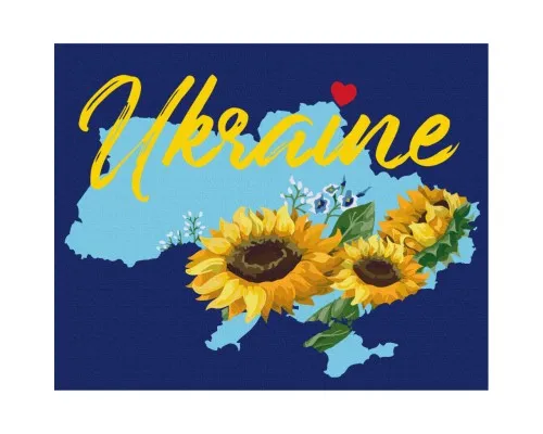 Картина по номерам ZiBi Цветущая Украина 40*50 см (ZB.64077)