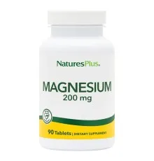 Мінерали Natures Plus Магній, 200 мг, Magnesium, 90 таблеток (NAP-03350)