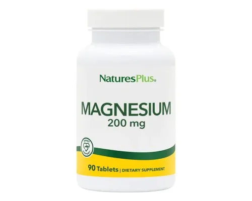 Минералы Natures Plus Магний, 200 мг, Magnesium, 90 таблеток (NAP-03350)