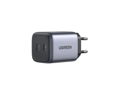 Зарядний пристрій Ugreen 2xUSB 40W GAN (Type-C 25W+20W) PD CD294 (90573)