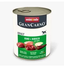 Консервы для собак Animonda Gran Carno Adult Beef + Deer with Apple 800 г (4017721827645)