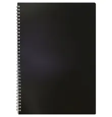 Тетрадь Buromax Classic А4 в клетку 80 листов Черный (BM.2446-001)