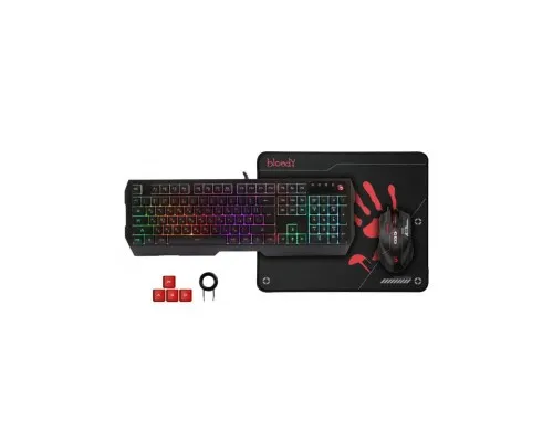 Комплект A4Tech Bloody B1700 USB Black (4711421980401)