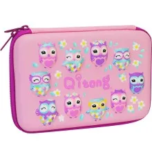 Пенал Cool For School з тисненням 1 відділення Рожевий (QT-5626-Pink)