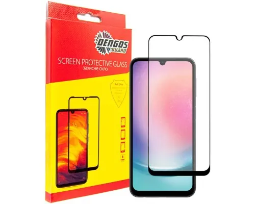 Скло захисне Dengos Full Glue Samsung Galaxy M34 5G (TGFG-310)