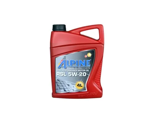 Моторна олива Alpine 5W-20 RSL 4л (0155-4)