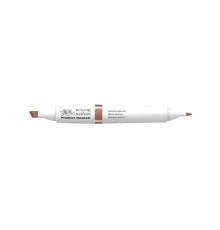 Маркер Winsor&Newton двосторонній Pigment marker (165) Коричневий середній (884955040539)