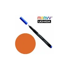 Художественный маркер Marvy Оранжевый, д/св. тканей, односторонний, 2мм, #522, Fine point (028617520704)