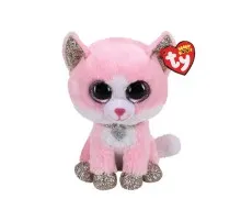 Мягкая игрушка Ty Beanie Boo's Розовый котенок FIONA 15 см (36366)