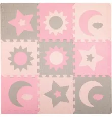 Дитячий килимок MoMi пазл Nebe 90 х 90 cм Pink (AKCE00030)