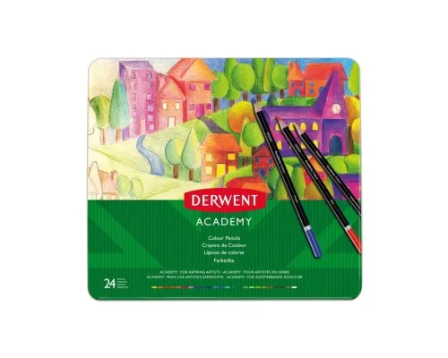 Карандаши цветные Derwent Colouring Academy, 24 цветов (5028252269872)