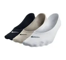 Шкарпетки Nike W NK EVERYDAY LTWT FOOT 3PR SX4863-900 34-38 3 пари Чорний/Білий/Бежевий (823233345874)