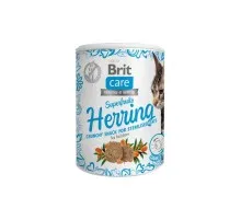 Ласощі для котів Brit Care Superfruits Herring 100 г - оселедець (8595602555710)