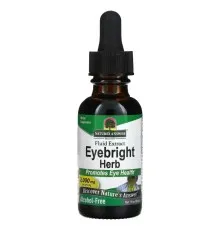 Травы Nature's Answer Очанка для глаз, экстракт без спирта, 2000 мг, Eyebright Herb, Fluid (NTA-00614)