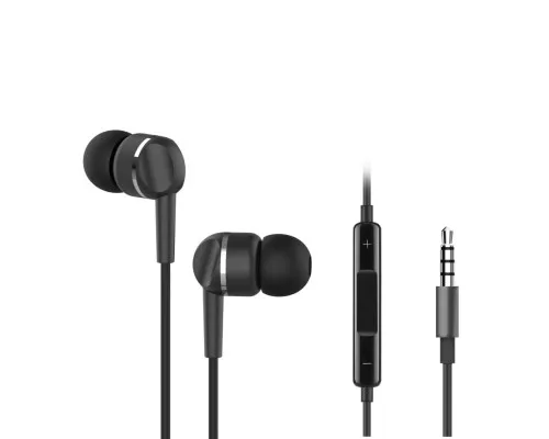 Наушники Ergo VM-701 3.5 мм Earphones Black (VM-701K)