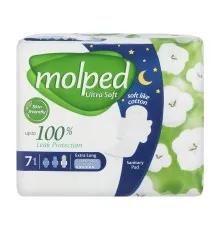 Гигиенические прокладки Molped Ultra Soft Extra Long 6 крапель 32 см 7 шт. (8690536845231)