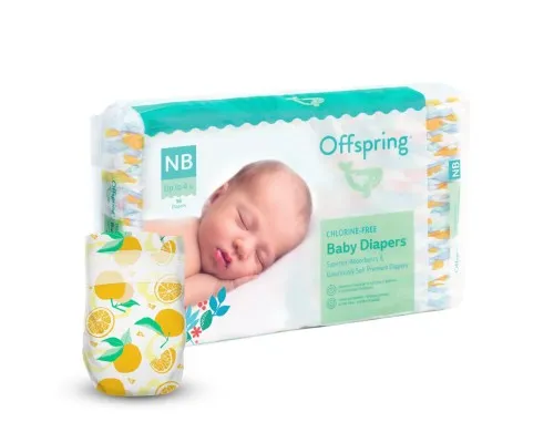 Подгузники Offspring Tangy Orange размер NB до 4 кг 56 шт (DP-OI-FAT-NB56P-TGYORN)