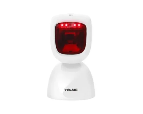 Сканер штрих-кода Honeywell Youjie HF600, 2D, USB, white (YJ HF600-0-2USB)