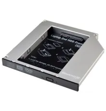 Фрейм-переходник Grand-X HDD 2.5'' to notebook 12.7 mm ODD SATA/mSATA HDC-25 (HDC-25)