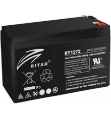 Батарея к ИБП Ritar AGM RT1272B, 12V-7.2Ah (RT1272B)