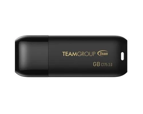 USB флеш накопичувач Team 64GB C175 Pearl Black USB 3.1 (TC175364GB01)