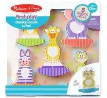 Розвиваюча іграшка Melissa&Doug Формовий пазл Сафарі (MD1886)
