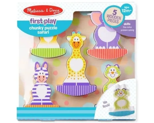 Розвиваюча іграшка Melissa&Doug Формовий пазл Сафарі (MD1886)
