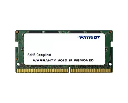 Модуль памяті для ноутбука SoDIMM DDR4 8GB 2666 MHz Patriot (PSD48G266681S)