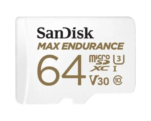 Карта памяті SanDisk 64GB microSDXC class 10 UHS-I U3 Max Endurance (SDSQQVR-064G-GN6IA)