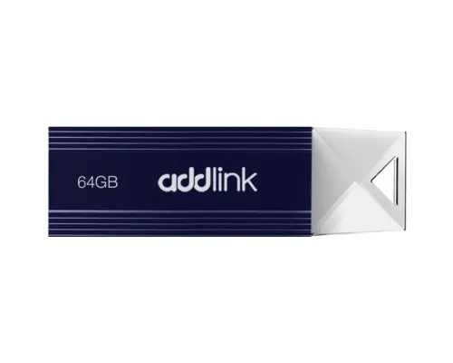 USB флеш накопичувач AddLink 64GB U12 Dark Blue USB 2.0 (ad64GBU12D2)