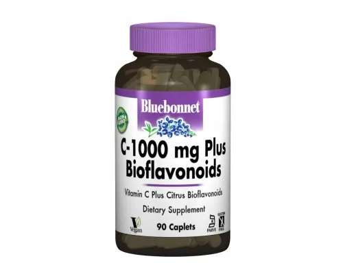 Вітамін Bluebonnet Nutrition С-1000 + Біофлавоноїди, 90 капсул (BLB0528)