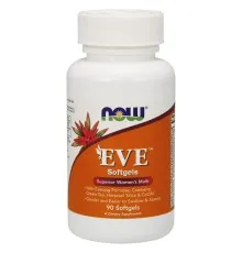 Мультивитамин Now Foods Мультивитамины для Женщин Eve, 90 желатиновых капсул (NF3802)