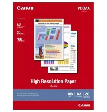 Фотопапір Canon A3 High Resolution Paper HR-101, 20sh (1033A006)