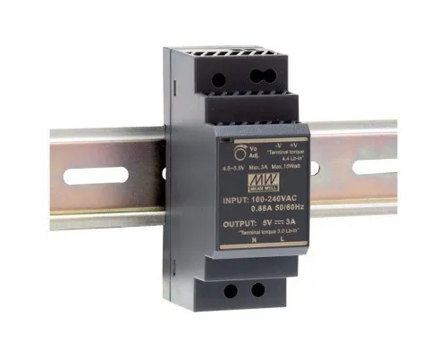 Блок живлення для систем відеоспостереження MeanWell HDR-30-12
