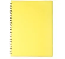 Зошит Buromax GLOSS A4 80 аркушів, клітинка Жовтий (BM.24452151-08)
