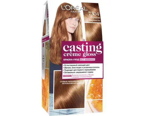 Фарба для волосся LOreal Paris Casting Creme Gloss 7304 - Пряна карамель 120 мл (3600522604426)