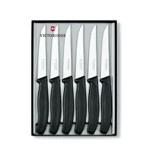 Набор ножей Victorinox SwissClassic Steak Set 6 шт Black (6.7233.6)