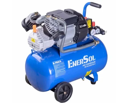 Компресор Enersol поршневий 350 л/хв, 2.2 кВт, вага 34.1 кг (ES-AC350-50-2)