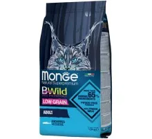 Сухой корм для кошек Monge Cat Bwild Low Grain с анчоусом 1.5 кг (8009470012010)