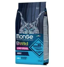 Сухой корм для кошек Monge Cat Bwild Low Grain с анчоусом 1.5 кг (8009470012010)