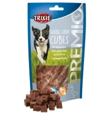Ласощі для собак Trixie PREMIO Goose Liver Cubes 100 г (4011905318677)