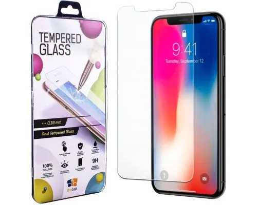 Скло захисне Drobak Apple iPhone XS (474740)