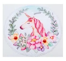 Рушник MirSon пляжний №5063 Summer Time Unicorn girl 150x150 см (2200003180893)