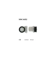 Натяжитель ремня с роликом SKF VKM 34052