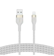Дата кабель USB 2.0 AM to Lightning 1.0m white Belkin (CAA010BT1MWH)
