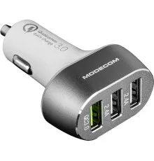 Зарядний пристрій Modecom 3xUSB 2.4A QC3.0 + 2 USB Ports CU3-05 (ZT-MC-CU3-05)
