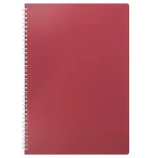 Тетрадь Buromax Classic А4 в клетку 80 листов Красный (BM.2446-005)