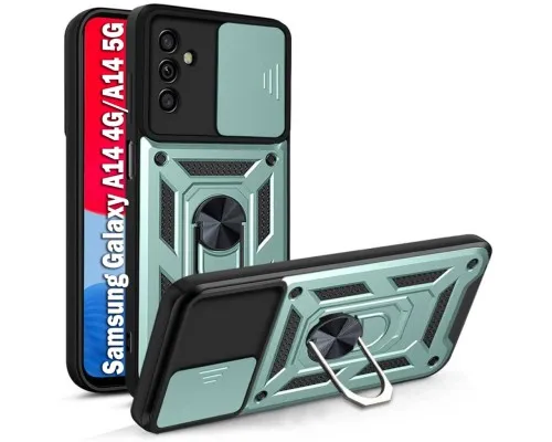 Чохол до мобільного телефона BeCover Military Samsung Galaxy A14 4G SM-A145/A14 5G SM-A146 Dark Green (709147)
