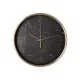 Настінний годинник Optima Marble металевий, чорний мармур (O52091)