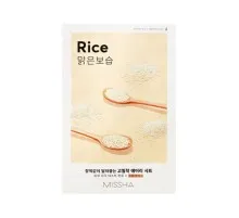 Маска для обличчя Missha Airy Fit Rice Sheet Mask З екстрактом рису 19 г (8809581454804)